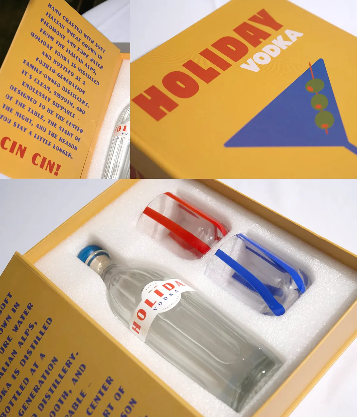 Limited Edition Holiday Vodka Coffee Table Book Set